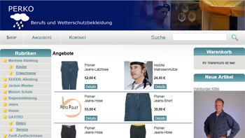Perko Berufs und Wetterschutzbekleidung
